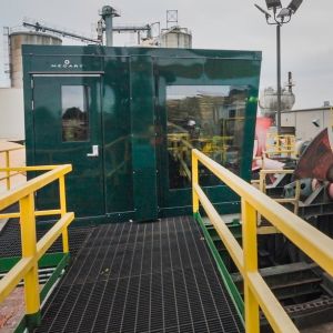 Outdoor Operator Cabin for Noise Control in Sawmill - Canfor
