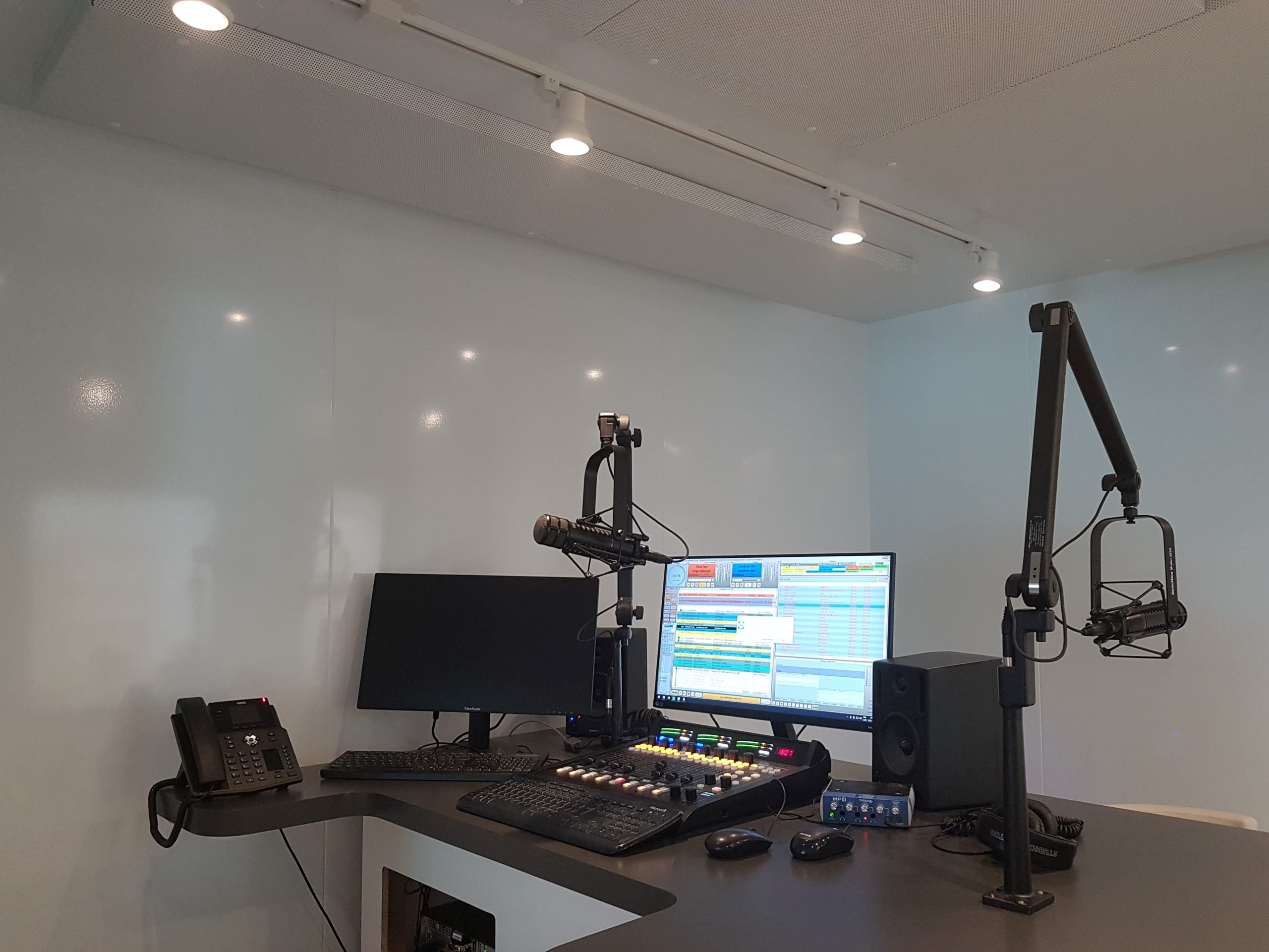 radio broadcast studio