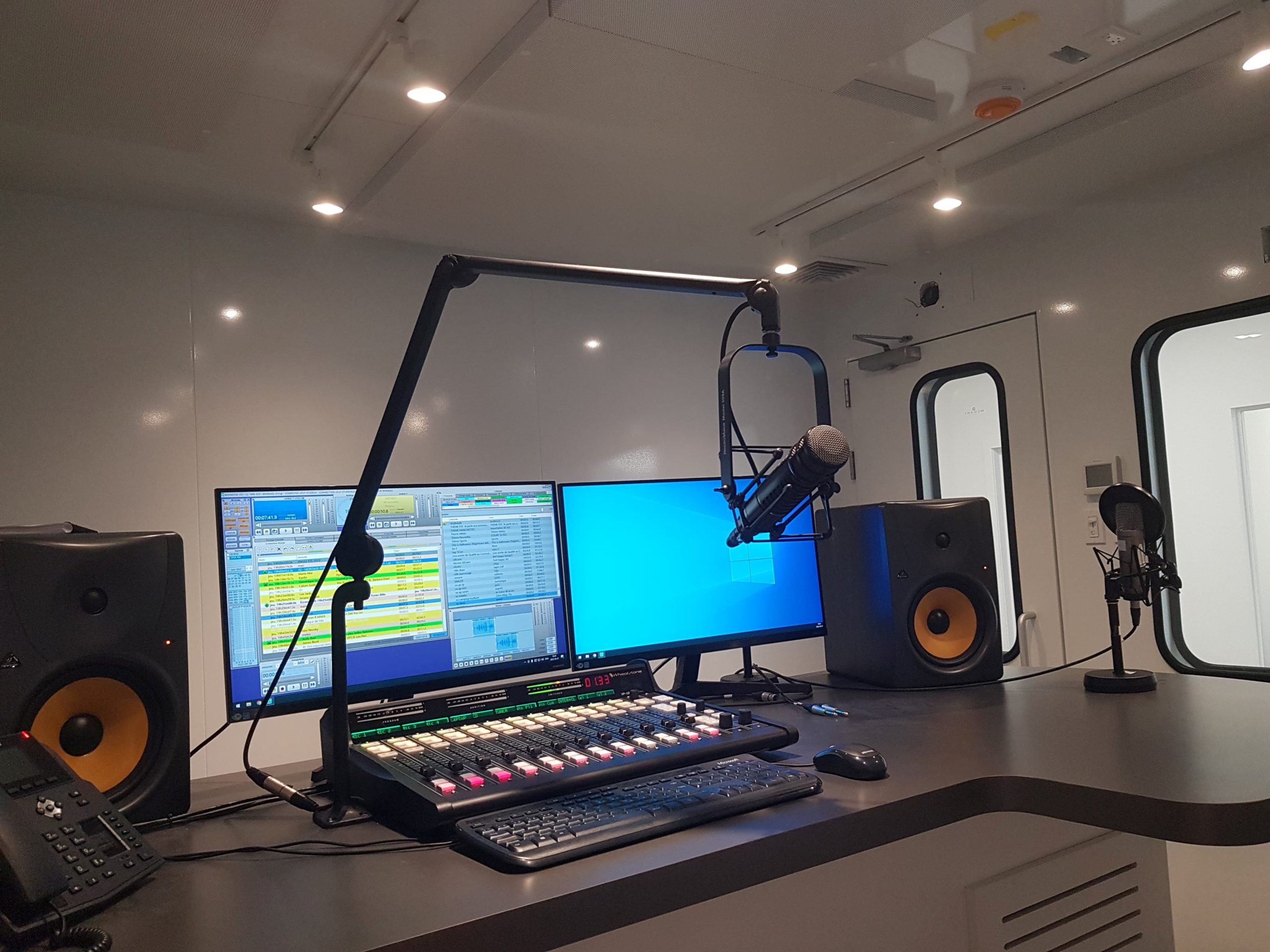 radio broadcast studio