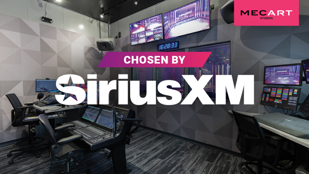 Recording Studio Builders MECART Modular Studios Chosen by SiriusXM
