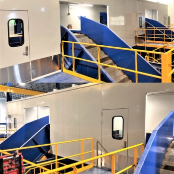 Modular Rooms - Recycling Picking Stations Sorting Cabins