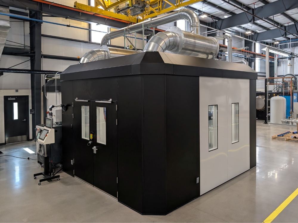 Modular Noise Reduction Enclosure for Cold Spray Additive Manufacturing