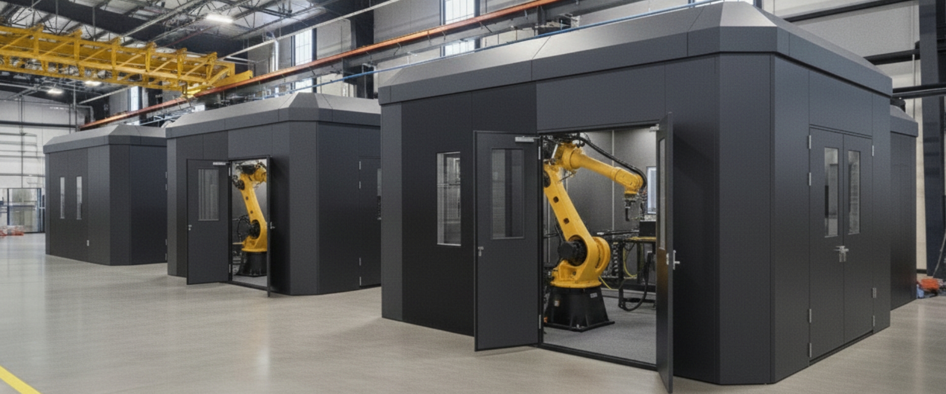 Noise Enclosures for Cold Spray Additive Manufacturing Cells